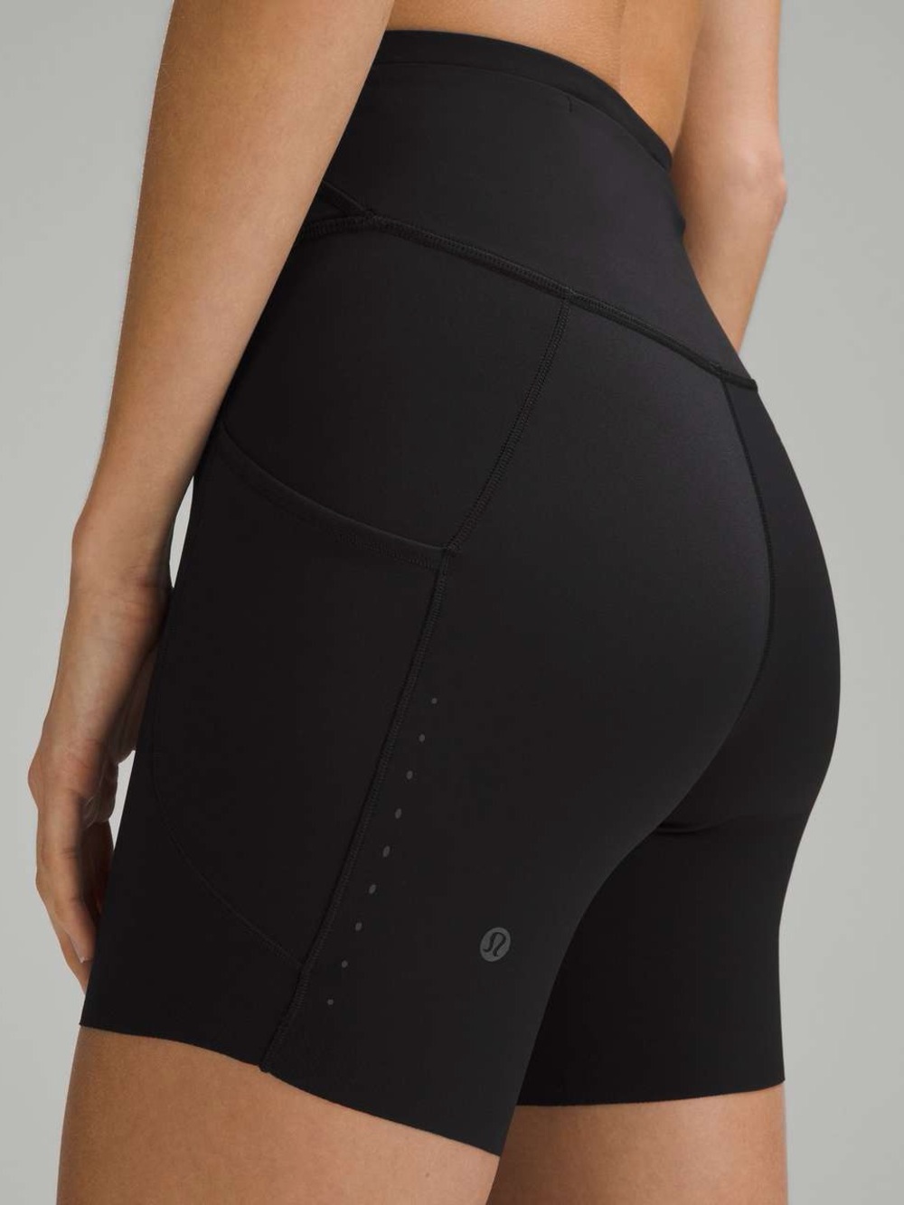 296. Lululemon Fast and Free High-Rise Short 6" *Pockets Black size 6 and 8